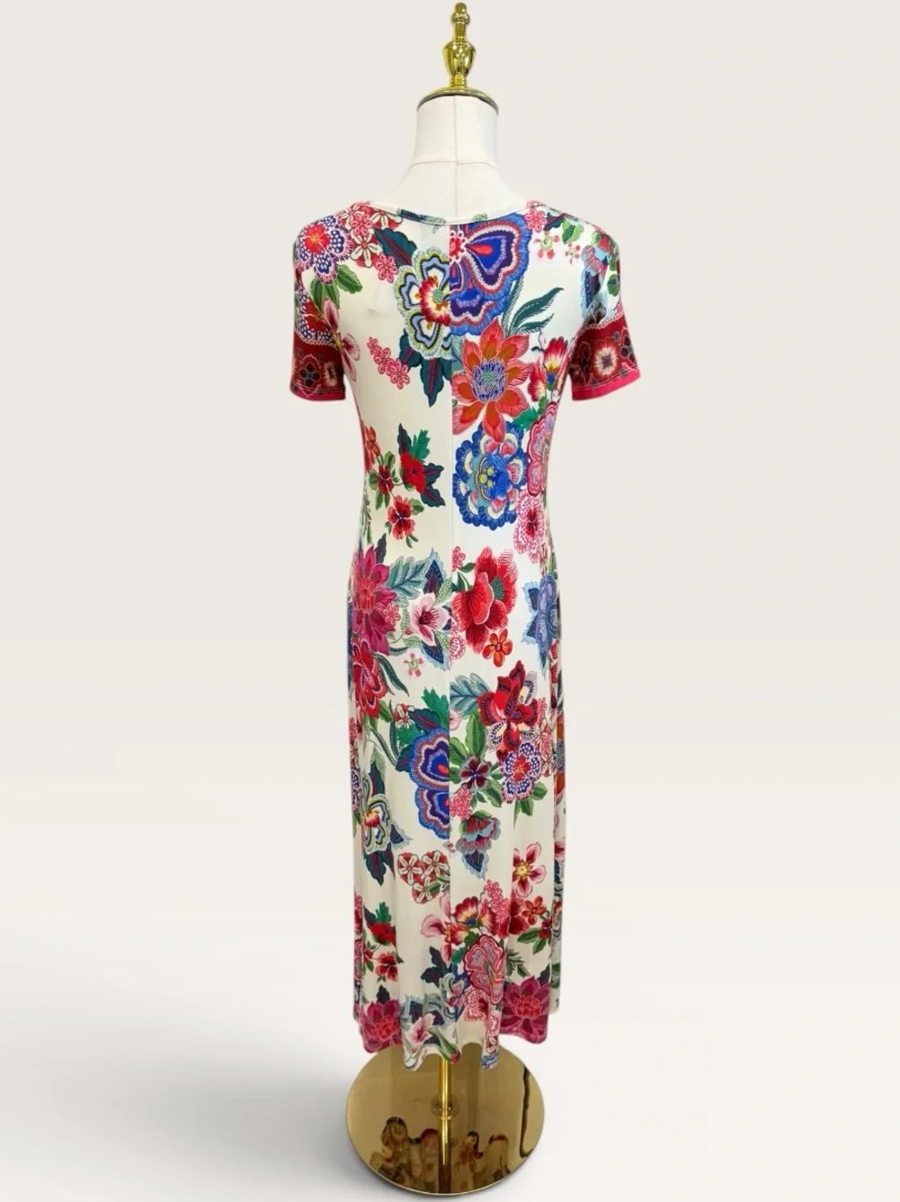 Johnny Was XS The Janie Favorite Cap Sleeve Midi Dress Kallie Scarf NWT White